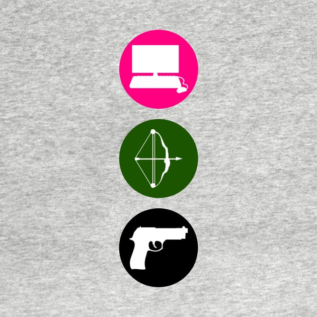Team Arrow - Colorful Symbols - Weapons by FangirlFuel